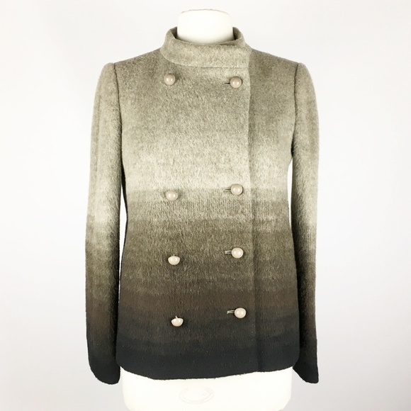 J. Crew Collection Rare Ombre Horizon Wool Coat 4 - Picture 2 of 8